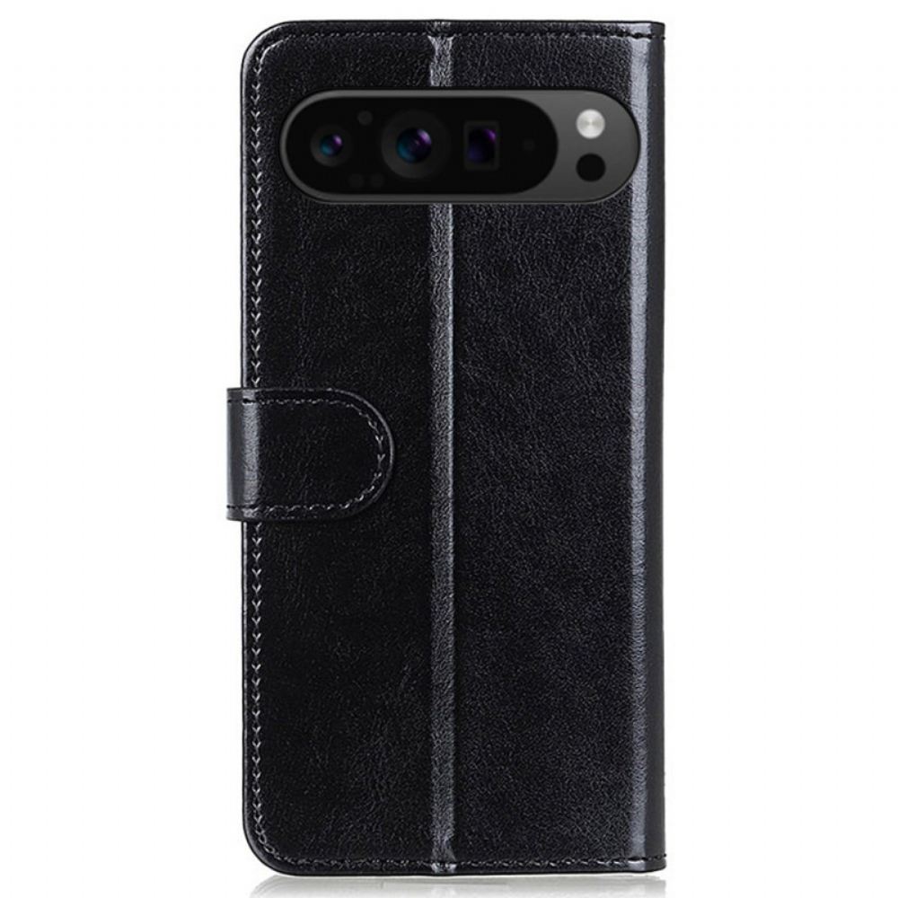 Peněženková Pouzdra Google Pixel 9 Pro Xl Kryty Na Mobil Imitace Lakované Kůže