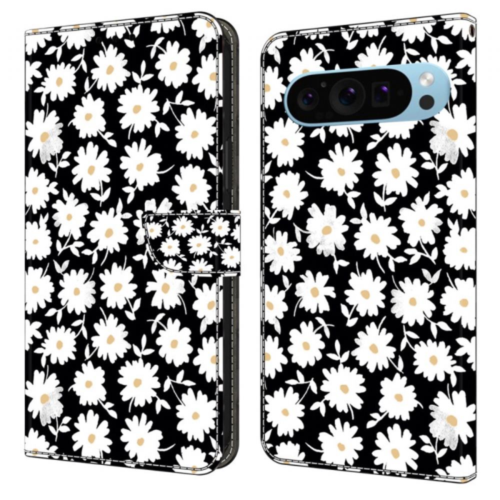 Peněženková Pouzdra Google Pixel 9 Pro Xl Kryty Na Mobil Květinová
