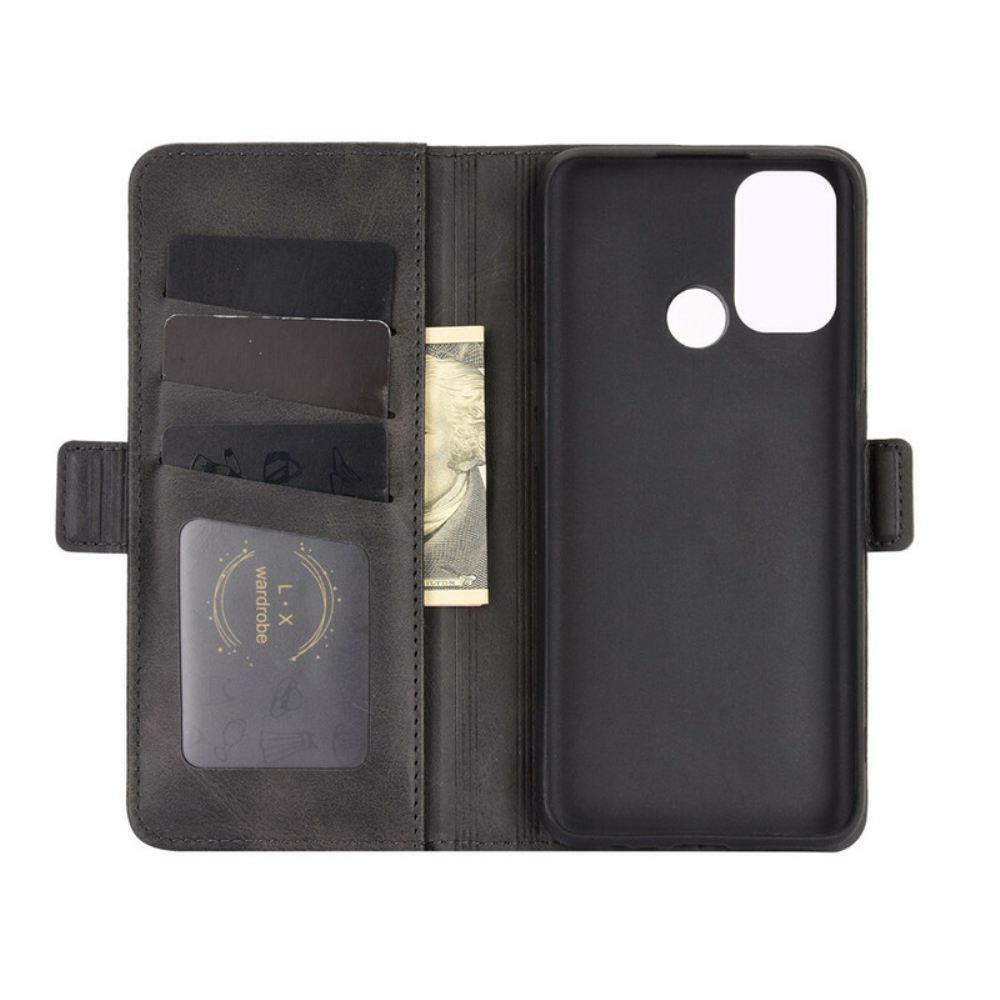 Flipové Pouzdro Na Oppo A53 / A53s Kožené Pouzdro Dvojitá Klapka