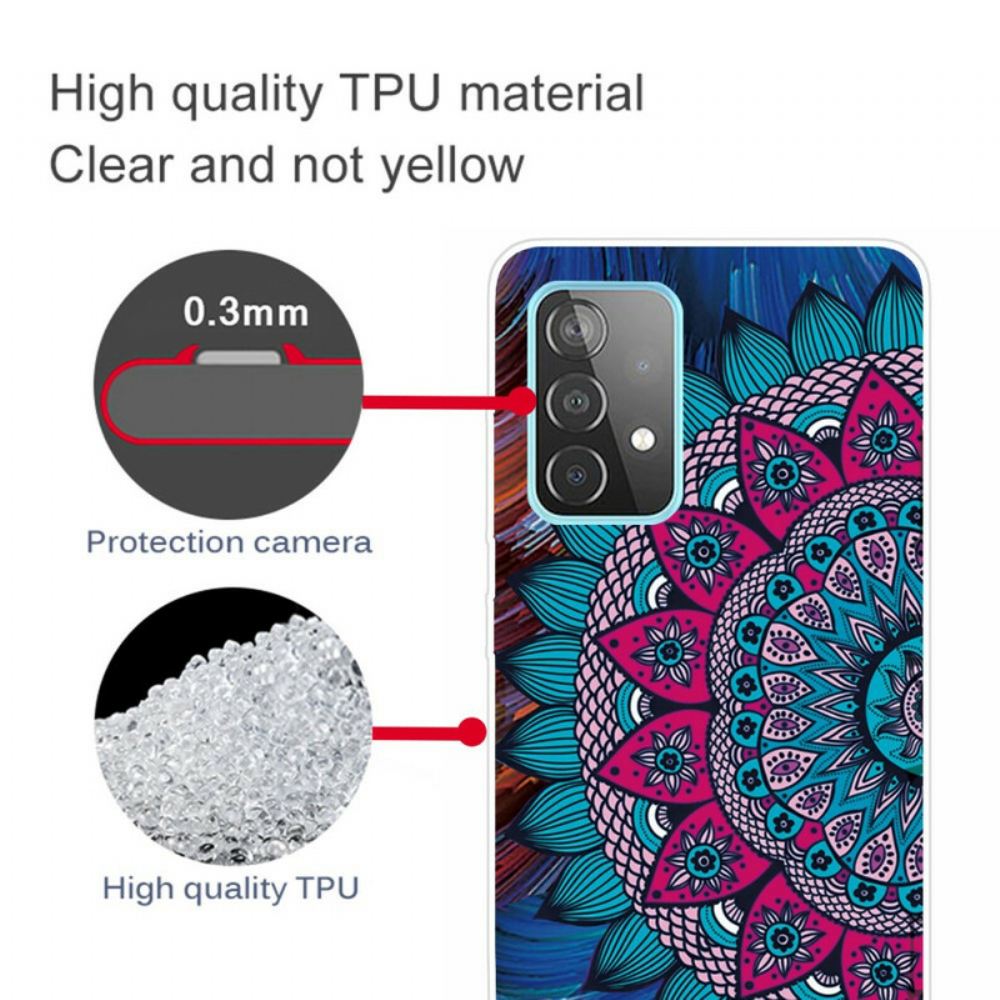 Kryt Na Samsung Galaxy A72 4G / 5G Barevná Mandala