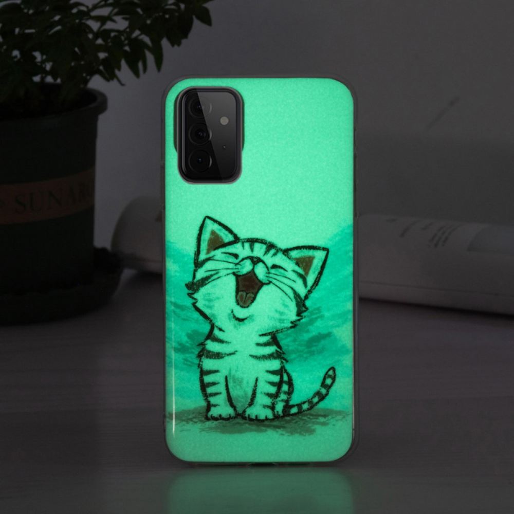 Kryt Na Samsung Galaxy A72 4G / 5G Fluorescenční Kat