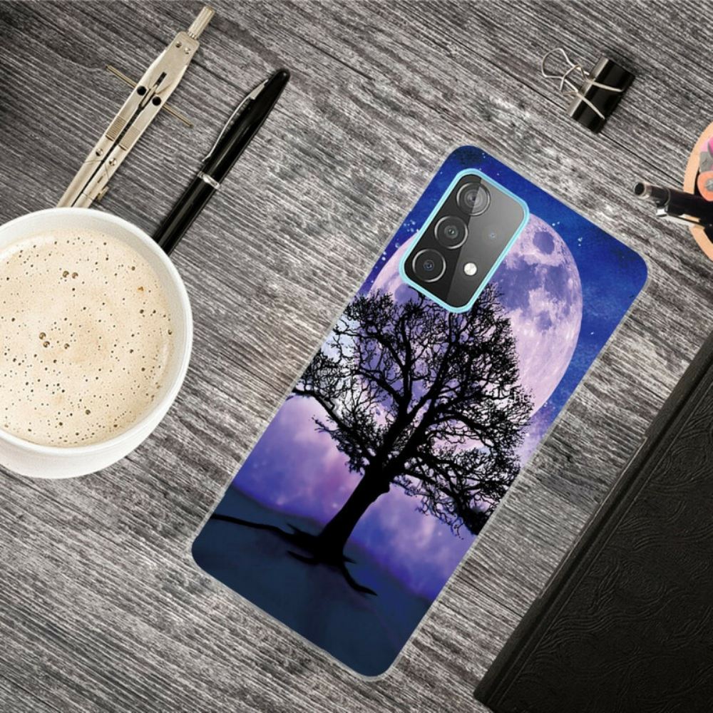 Kryt Na Samsung Galaxy A72 4G / 5G Strom A Měsíc