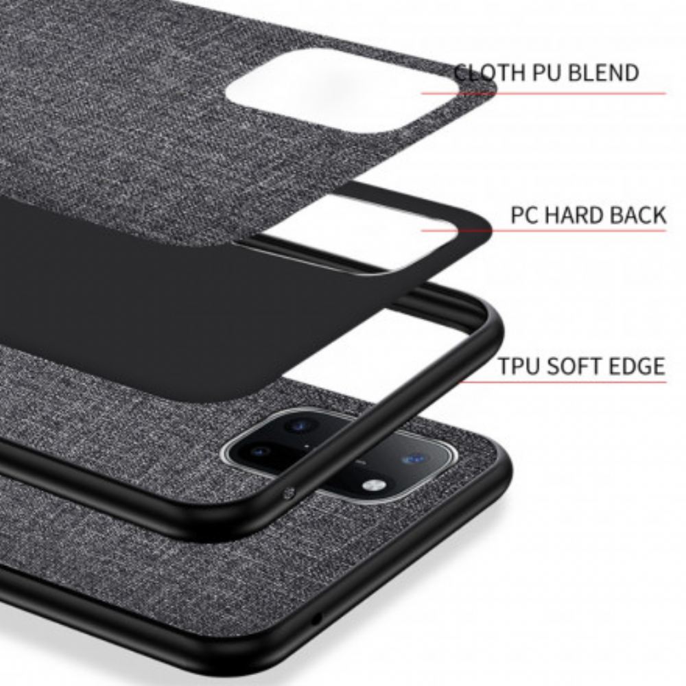 Kryt Na Samsung Galaxy A72 4G / 5G Textura Látky