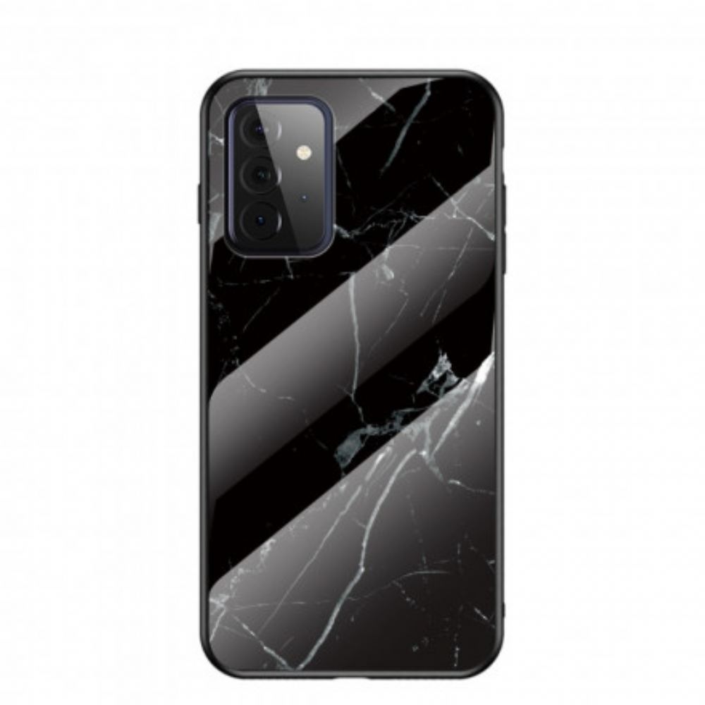 Kryt Na Samsung Galaxy A72 4G / 5G Tvrzené Sklo V Barvách Mramoru