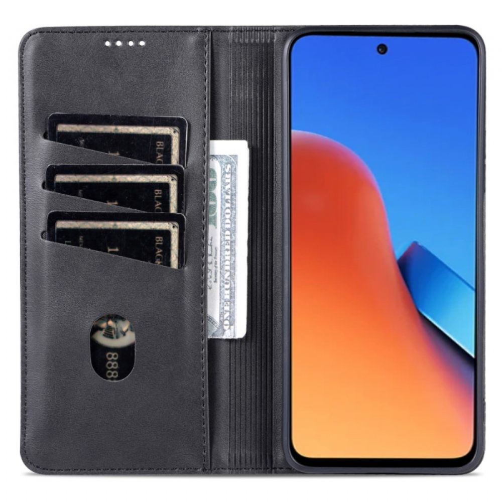 Kožené Pouzdro Folio Na Xiaomi 14 Pro Umělá Kůže Azns