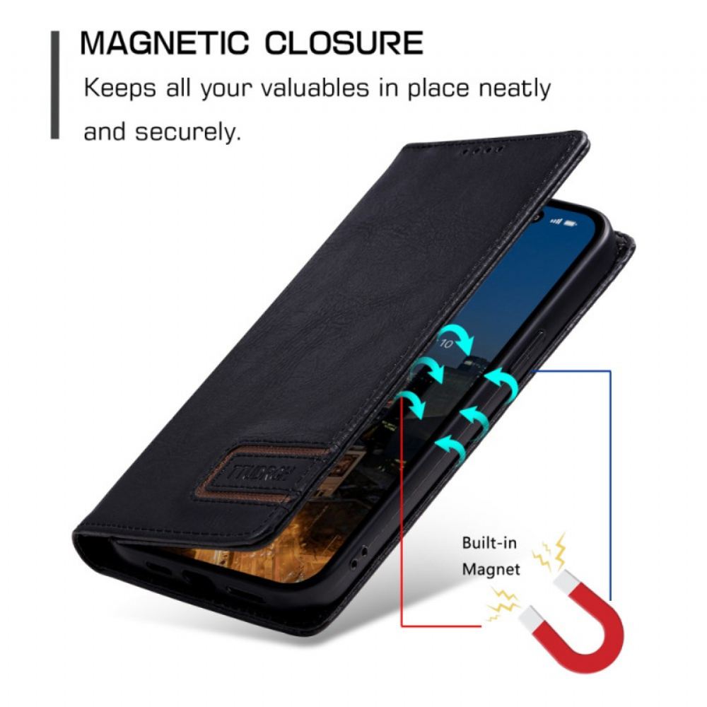 Kožené Pouzdro Folio Xiaomi 14 Pro Rfid Ochrana Ttudrch