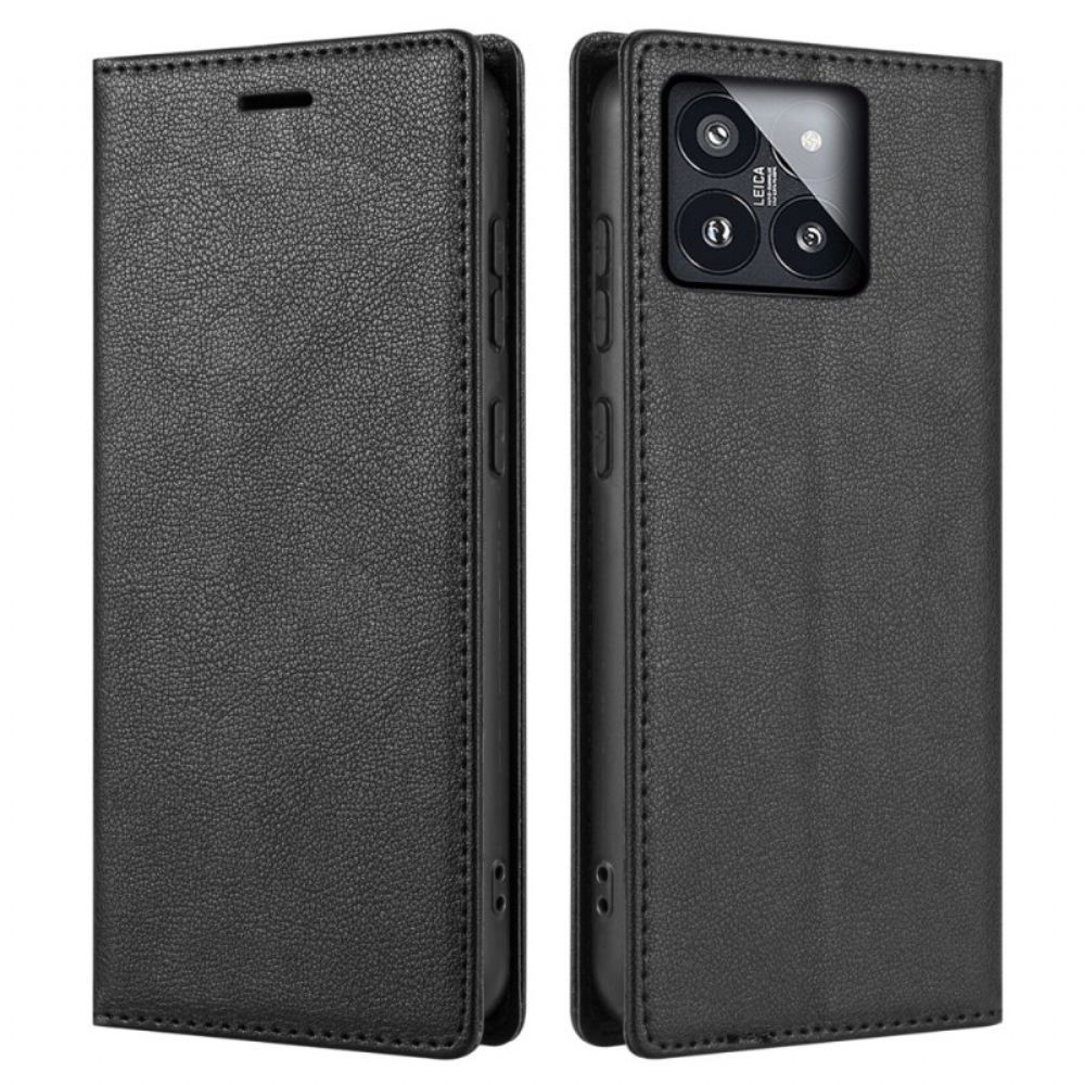 Kožené Pouzdro Xiaomi 14 Pro Kryty Na Mobil Styl Kůže
