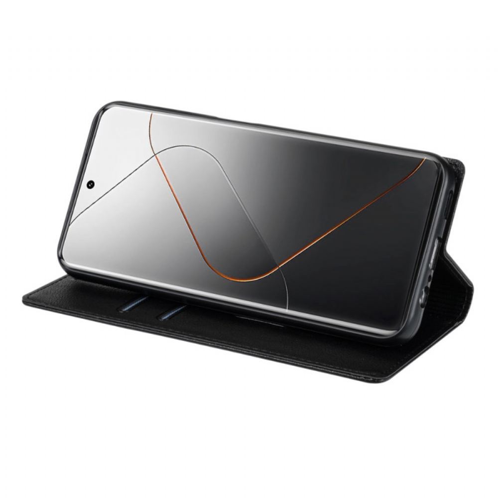 Kožené Pouzdro Xiaomi 14 Pro Kryty Na Mobil Styl Kůže