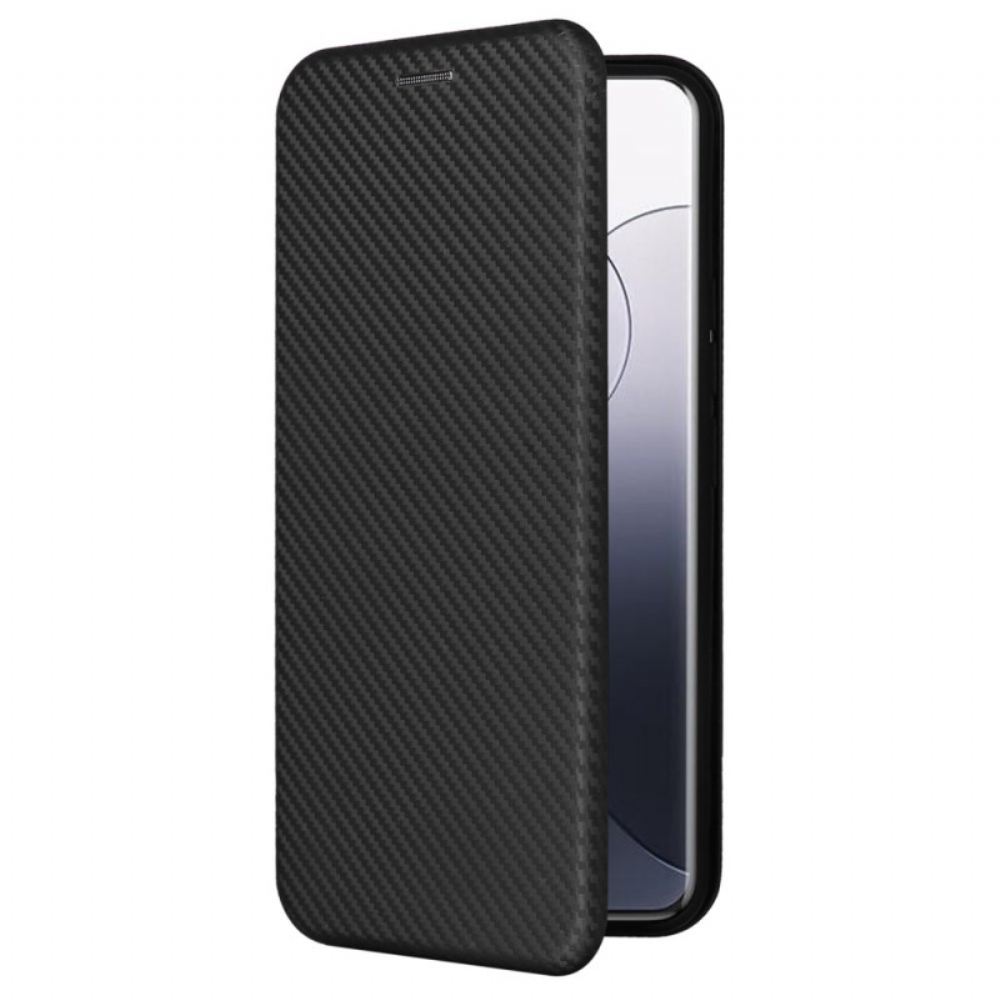 Kožené Pouzdro Xiaomi 14 Pro Kryty Na Mobil Uhlíkové Vlákno