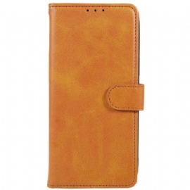 Kožený Kryt Na Xiaomi 14 Pro Kožený Efekt S Páskem