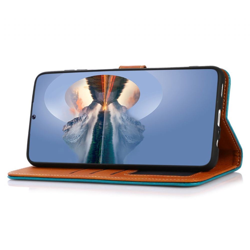 Kožený Kryt Na Xiaomi 14 Pro Khazneh Spona Na Popruh