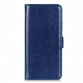 Kožený Kryt Na Xiaomi 14 Pro Umělá Lakovaná Kůže