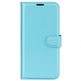 Kožený Kryt Xiaomi 14 Pro Klasická Umělá Kůže Litchi