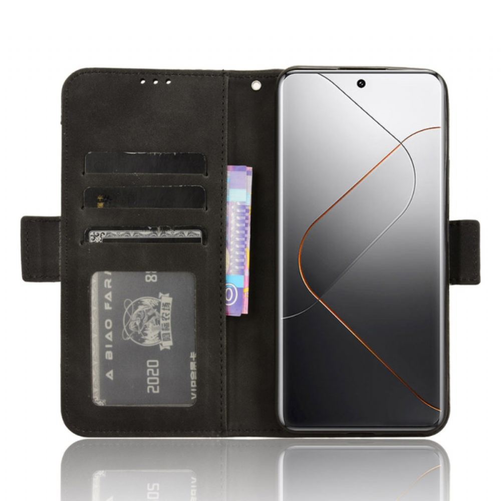 Kožený Kryt Xiaomi 14 Pro Multi-cards