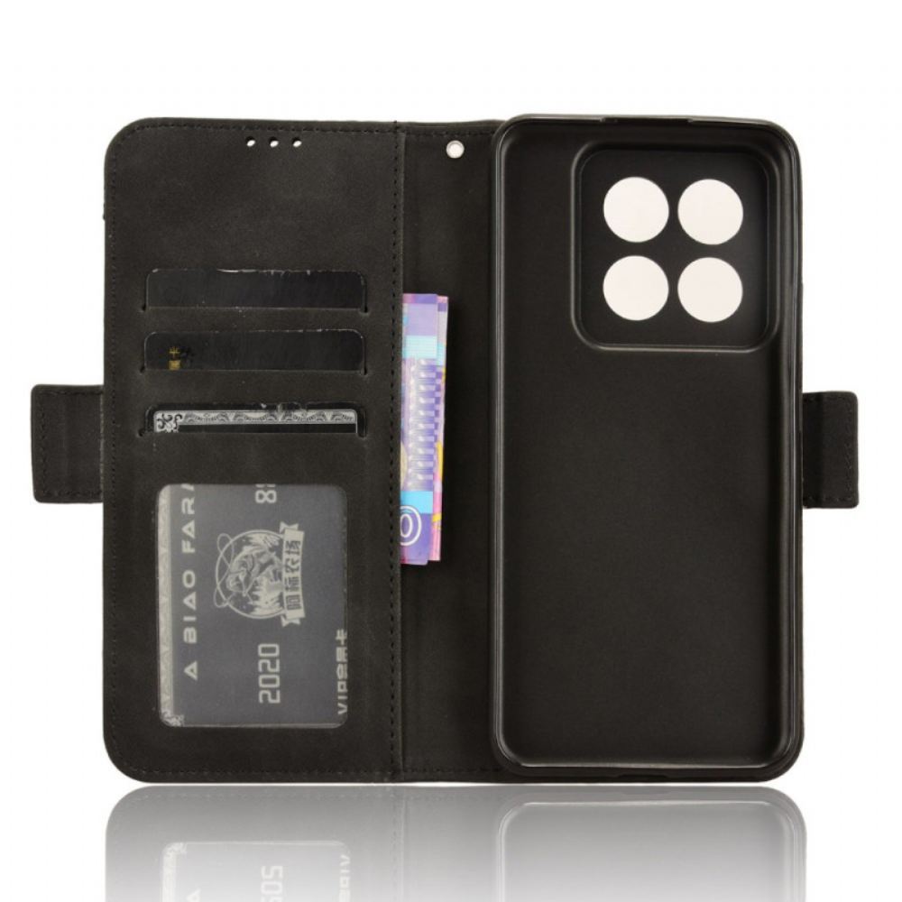 Kožený Kryt Xiaomi 14 Pro Multi-cards