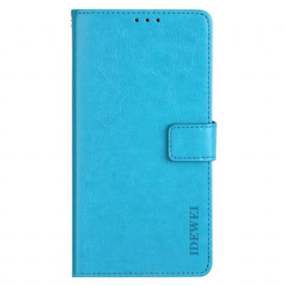 Kožený Kryt Xiaomi 14 Pro Umělá Kůže Idewei