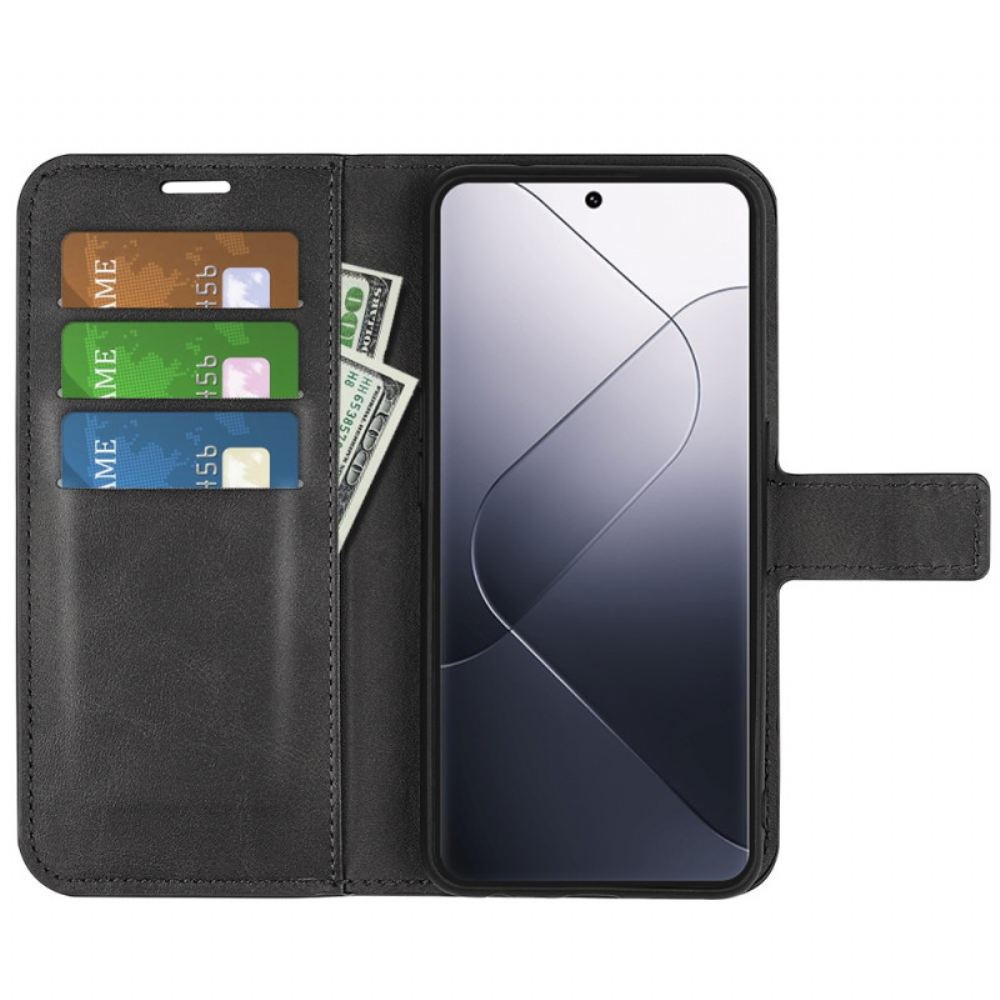 Kožený Kryt Xiaomi 14 Pro Úplná Ochrana