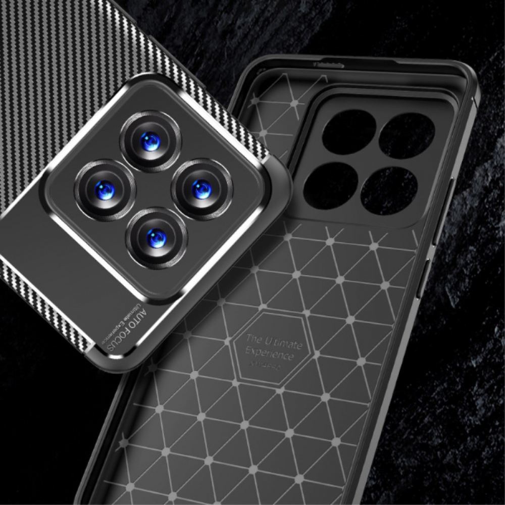 Kryt Xiaomi 14 Pro Flexibilní Uhlíkové Vlákno
