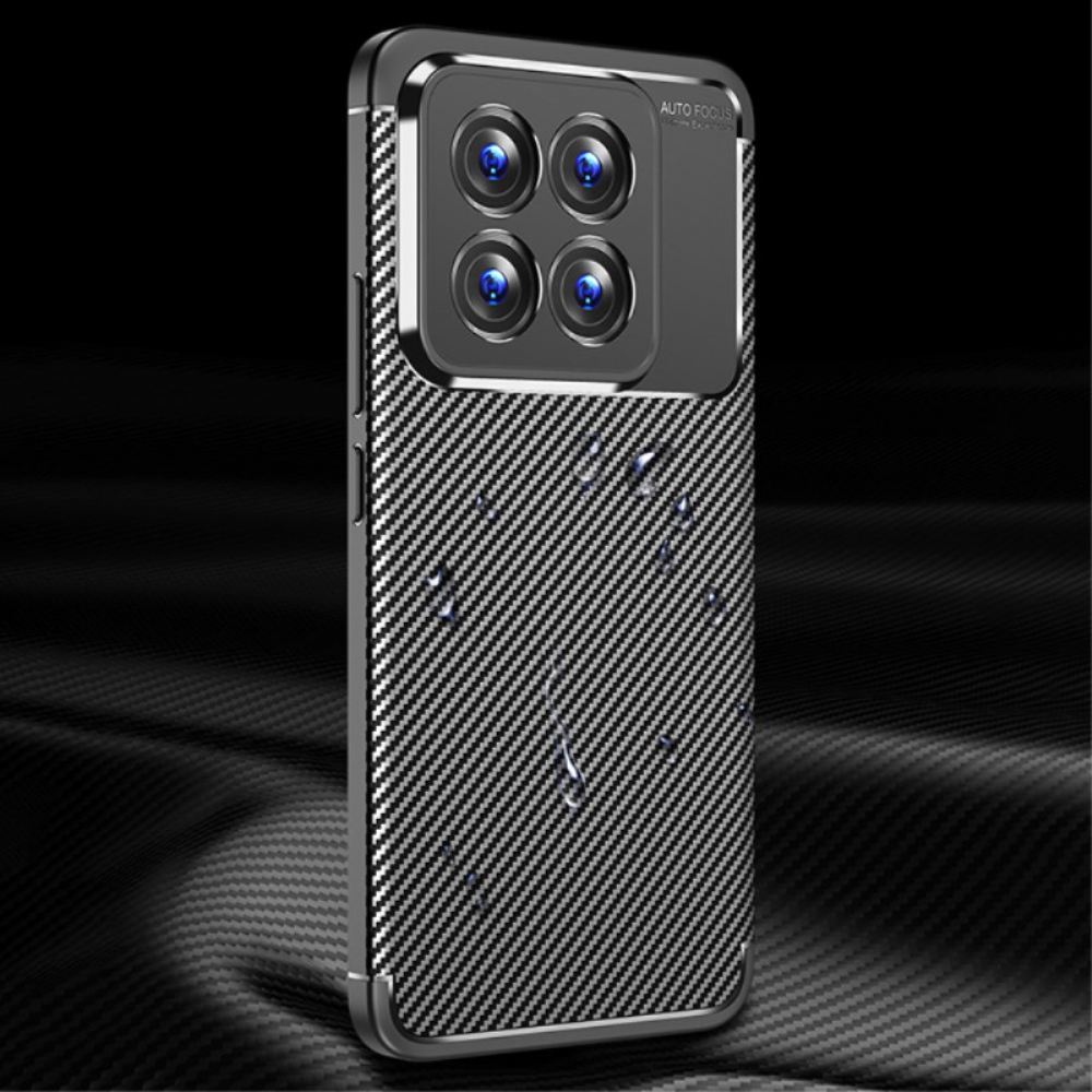 Kryt Xiaomi 14 Pro Flexibilní Uhlíkové Vlákno