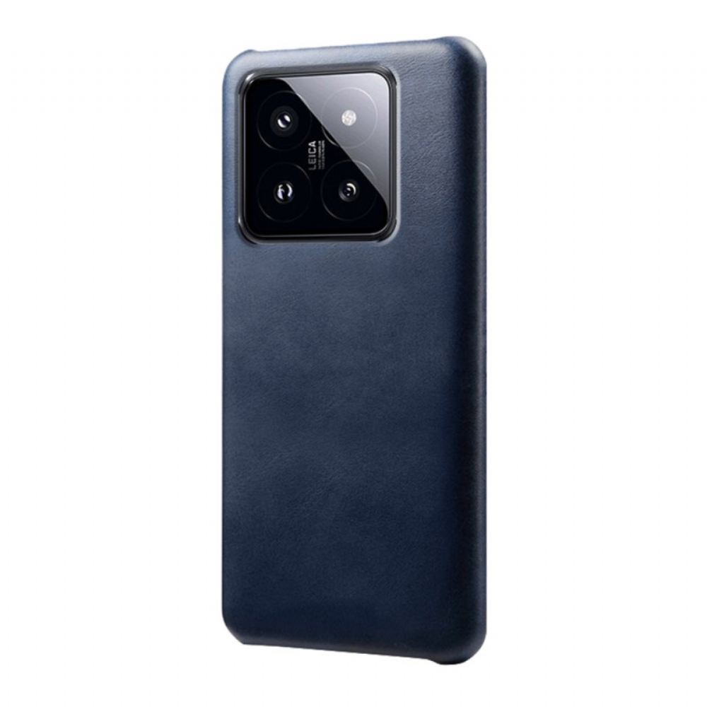 Kryt Xiaomi 14 Pro Kožený Efekt