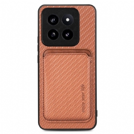 Kryt Xiaomi 14 Pro Odnímatelný Držák Magnetické Karty