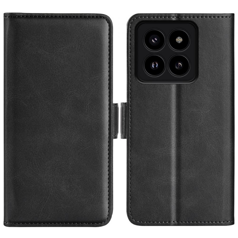Peněženková Pouzdra Xiaomi 14 Pro Kryty Na Mobil Dvojitá Magnetická Spona