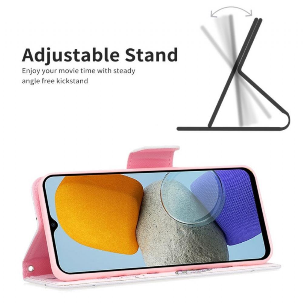 Flipové Pouzdro Na Samsung Galaxy M53 5G Odmítnutí Motýli
