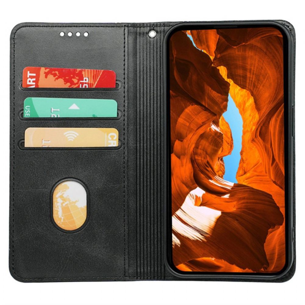 Kožené Pouzdro Folio Xiaomi 17 Pro Max Lemování