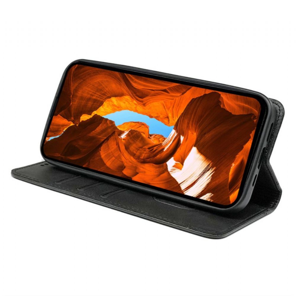 Kožené Pouzdro Folio Xiaomi 17 Pro Max Lemování