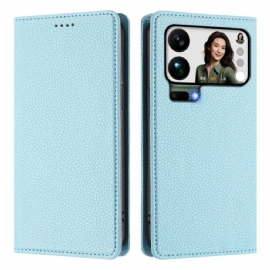 Kožené Pouzdro Xiaomi 17 Pro Max Kryty Na Mobil Rfid Blokování