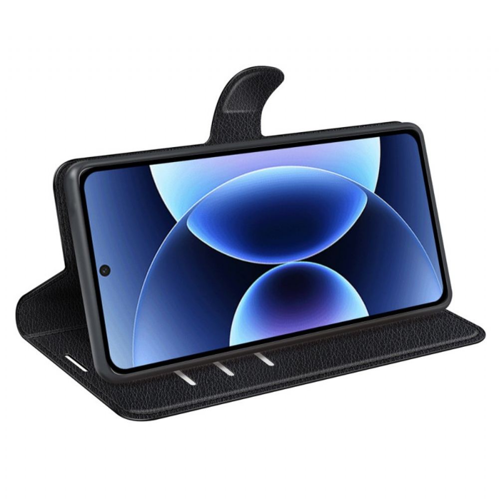 Kožený Kryt Na Xiaomi 17 Pro Max Umělá Kůže Litchi