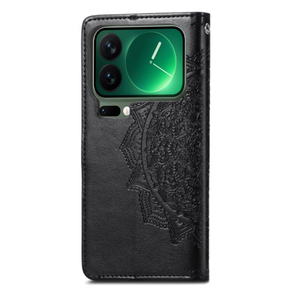 Kožený Kryt Xiaomi 17 Pro Max Barokní Mandala