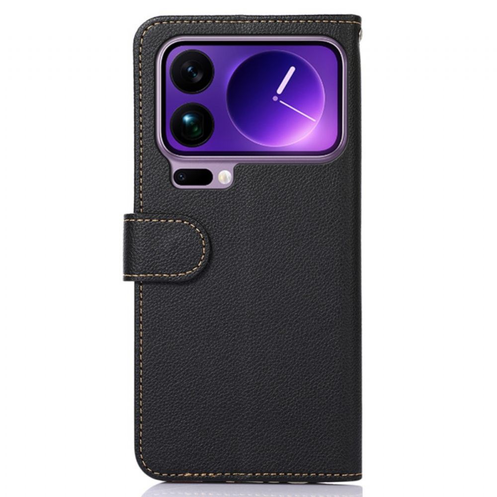 Kožený Kryt Xiaomi 17 Pro Max Khazneh Dvoubarevný