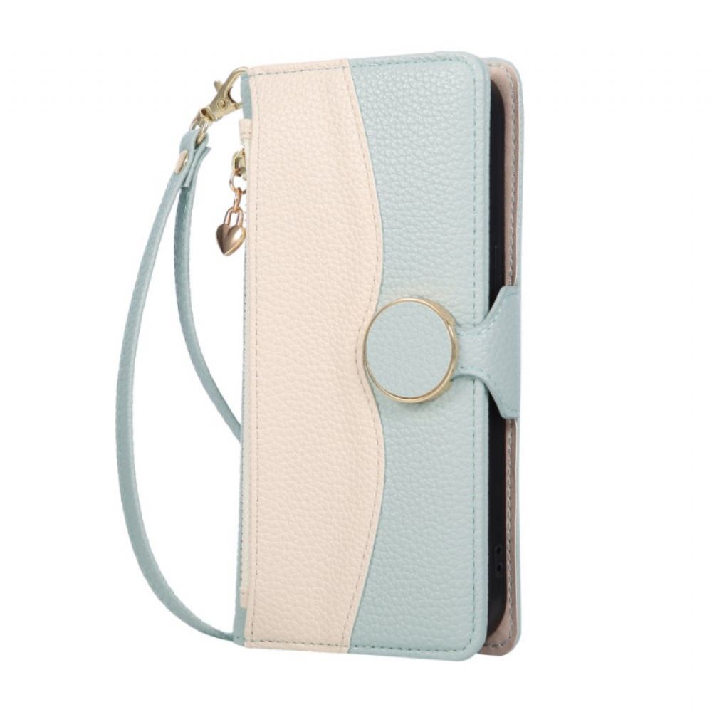 Kožený Kryt Xiaomi 17 Pro Max Překlápěcí Peněženka Se Zipem