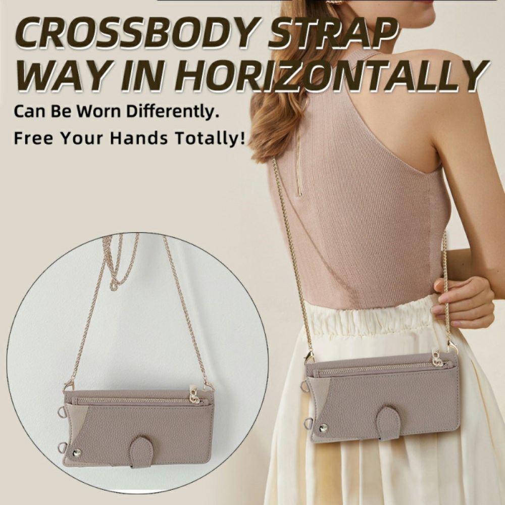 Kožený Kryt Xiaomi 17 Pro Max Řetízkový Ramenní Popruh