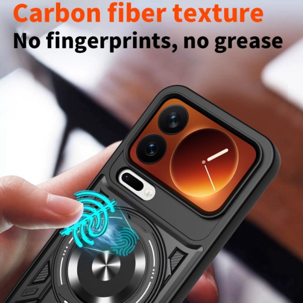 Kryt Na Xiaomi 17 Pro Max Magnetické S Otočným Stojánkem