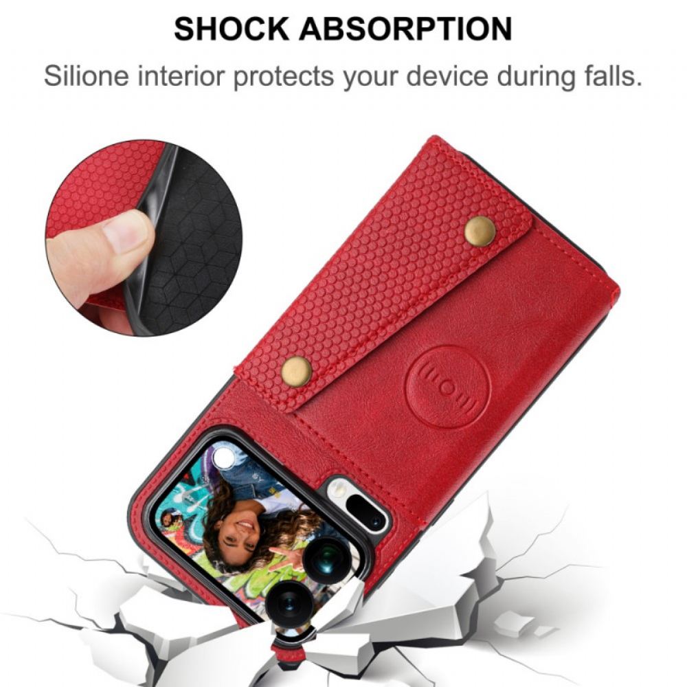 Kryt Na Xiaomi 17 Pro Max Pouzdro Na Karty S Koženým Efektem