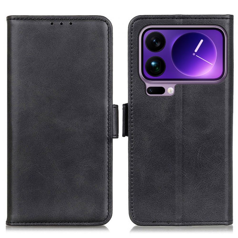 Peněženková Pouzdra Xiaomi 17 Pro Max Dvojitá Spona