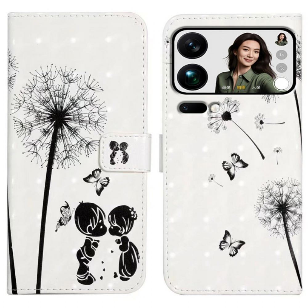 Peněženková Pouzdra Xiaomi 17 Pro Max Děti A Pampelišky