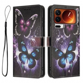 Peněženková Pouzdra Xiaomi 17 Pro Max Kryty Na Mobil Dva Motýli