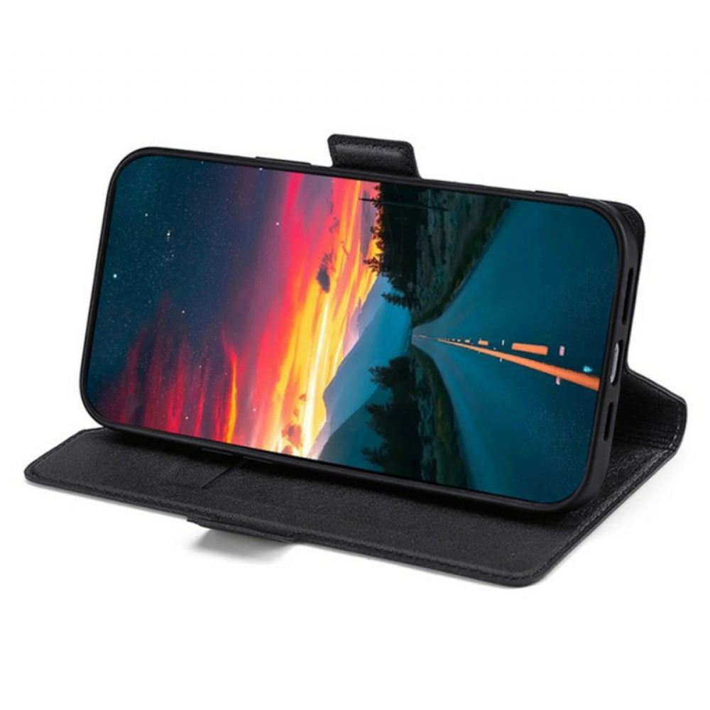 Peněženková Pouzdra Xiaomi 17 Pro Max Kryty Na Mobil Dvojitá Spona Z Umělé Kůže