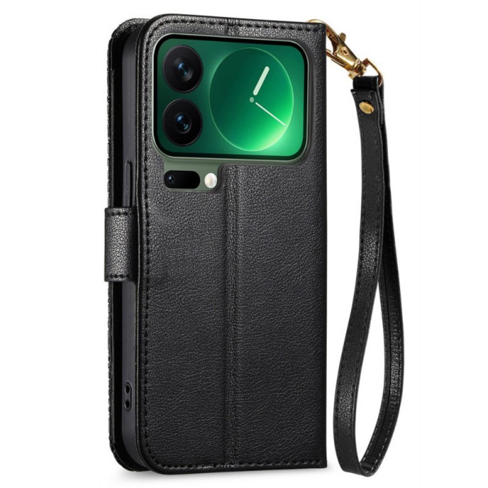 Peněženková Pouzdra Xiaomi 17 Pro Max Kryty Na Mobil Peněženka S Květinovým Vzorem