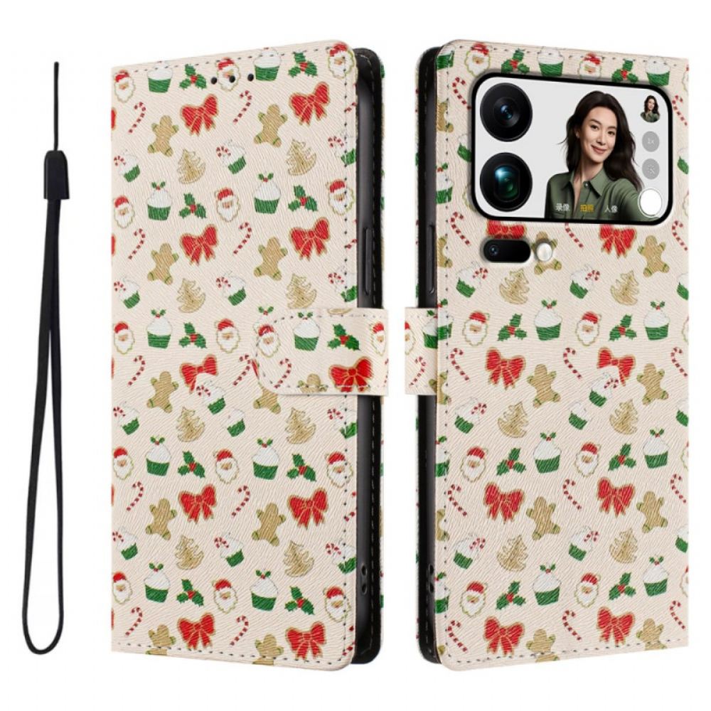 Peněženková Pouzdra Xiaomi 17 Pro Max Kryty Na Mobil Vánoce