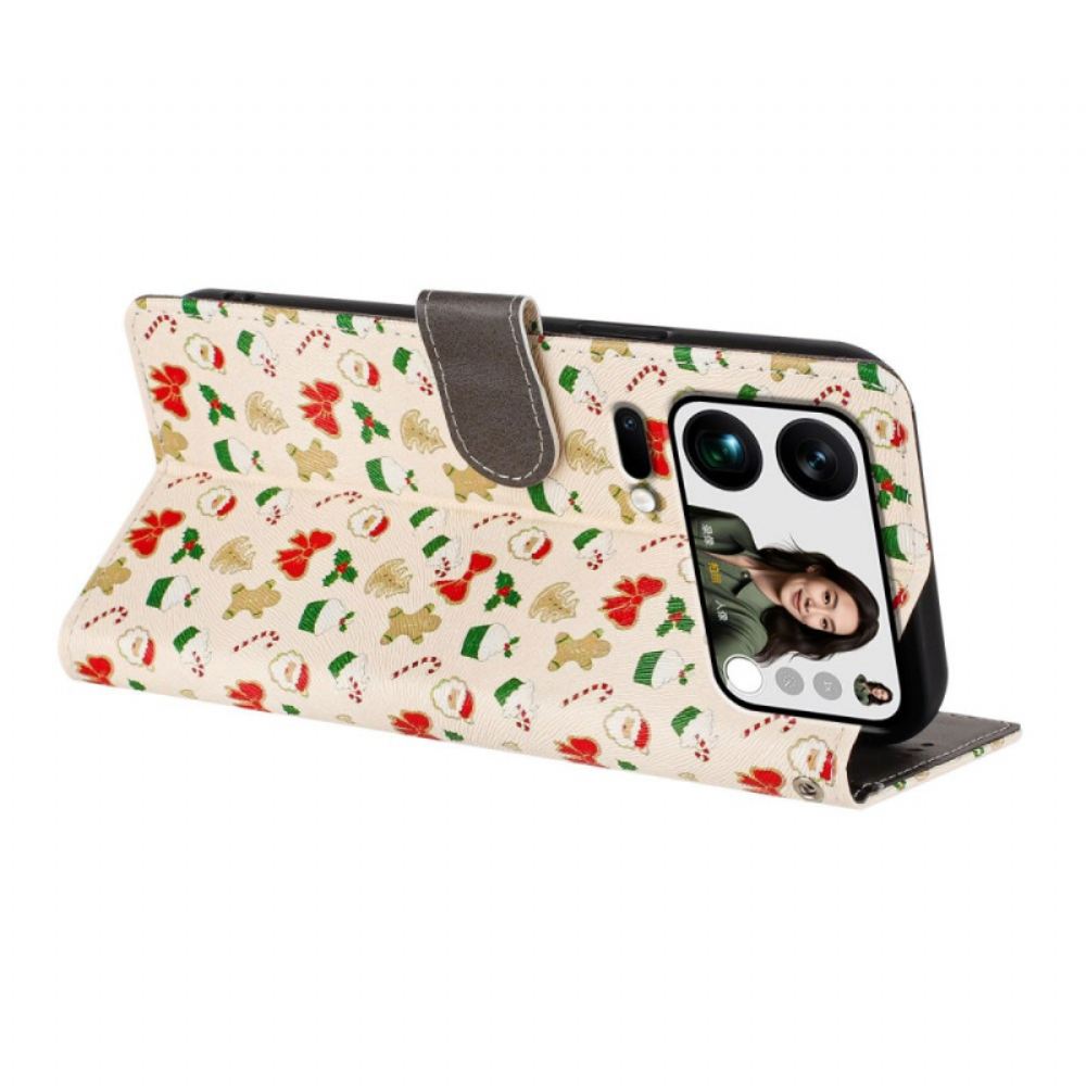 Peněženková Pouzdra Xiaomi 17 Pro Max Kryty Na Mobil Vánoce