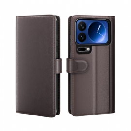 Peněženková Pouzdra Xiaomi 17 Pro Max Pravá Kůže