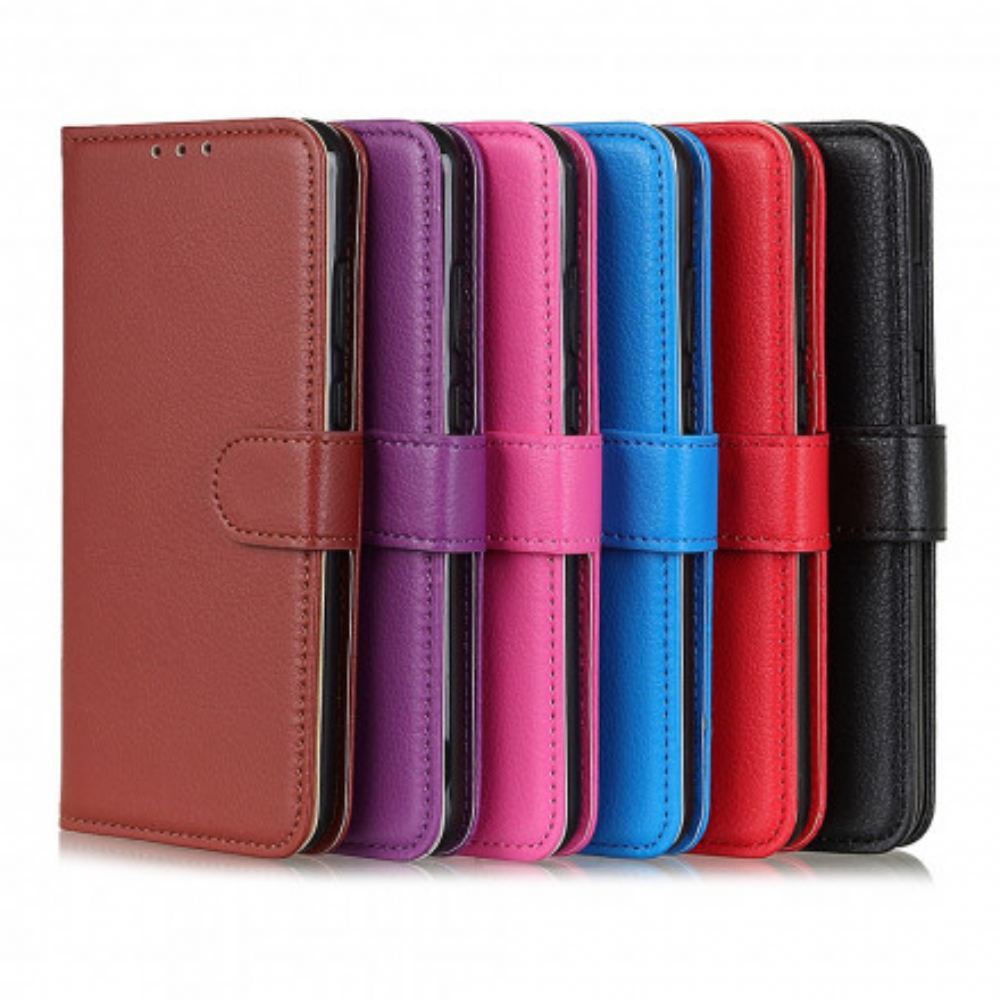 Flipové Pouzdro Na Poco X3 / X3 Pro / X3 NFC Umělá Kůže Z Liči