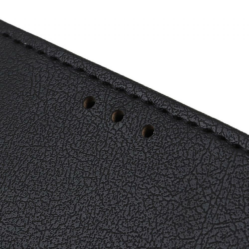 Kožené Pouzdro Na Poco X3 / X3 Pro / X3 NFC Jednoduchý Lesklý Kožený Efekt