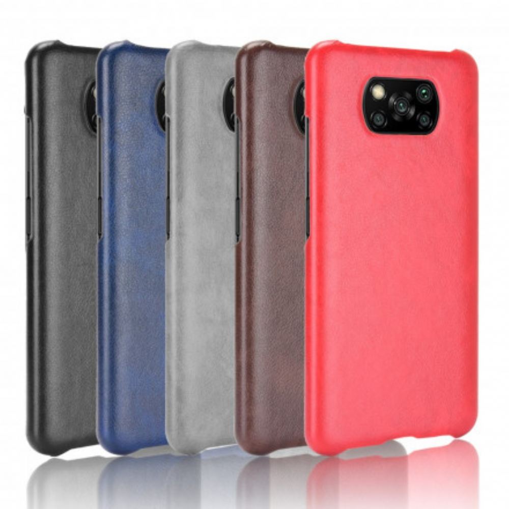 Kryt Na Poco X3 / X3 Pro / X3 NFC Kožený Efekt Litchi Performance