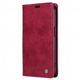 Kožené Pouzdro Folio Na Poco C65 Yikatu