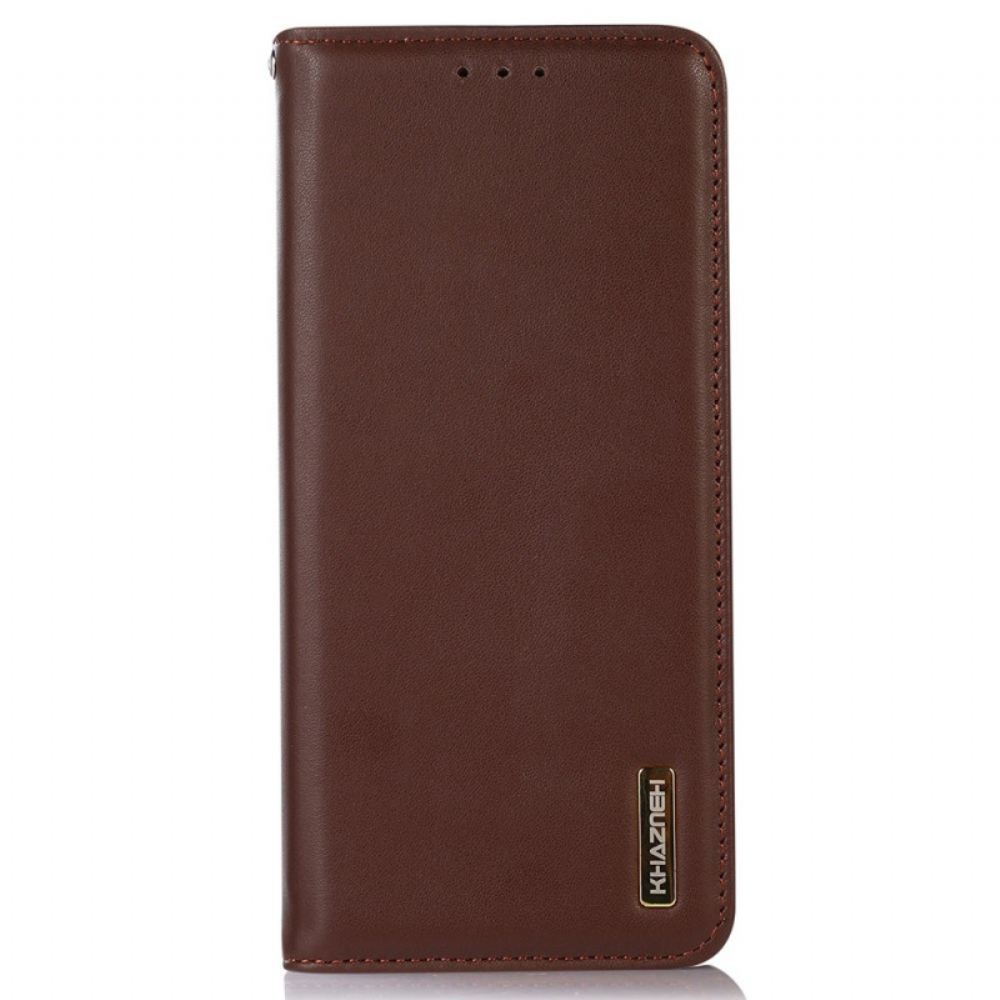 Kožené Pouzdro Folio Poco C65 Khazneh Kůže